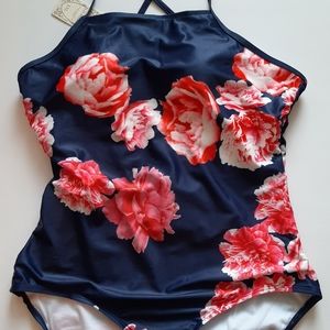 Women’s floral one piece swimsuit